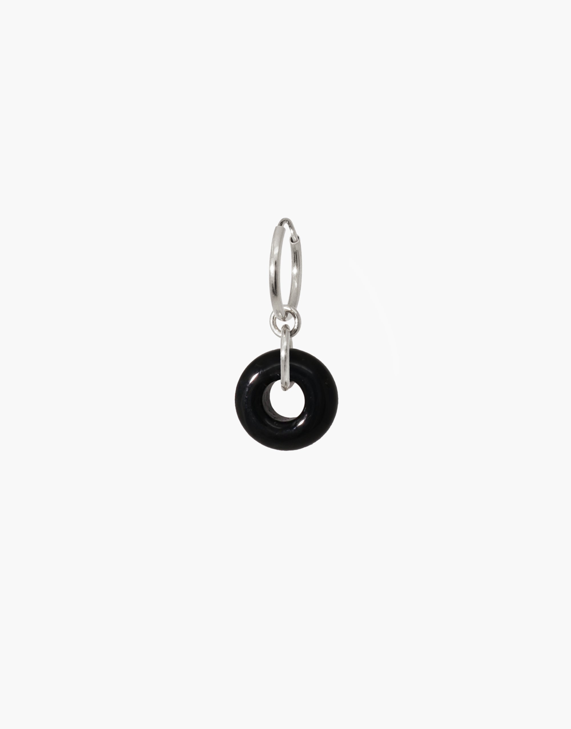 Donut | Icon Charm Hoop Earring