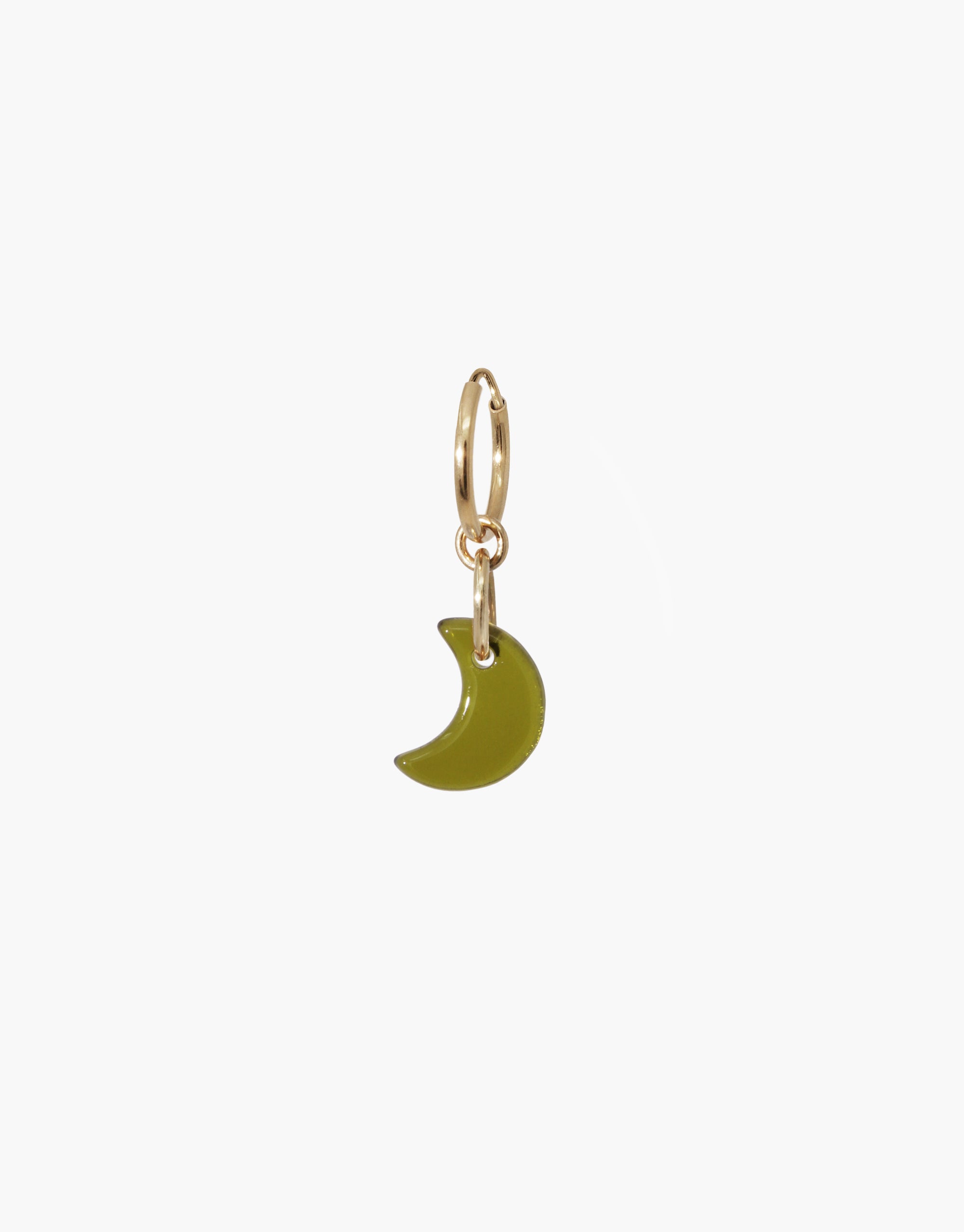 Moon | Icon Charm Hoop Earring