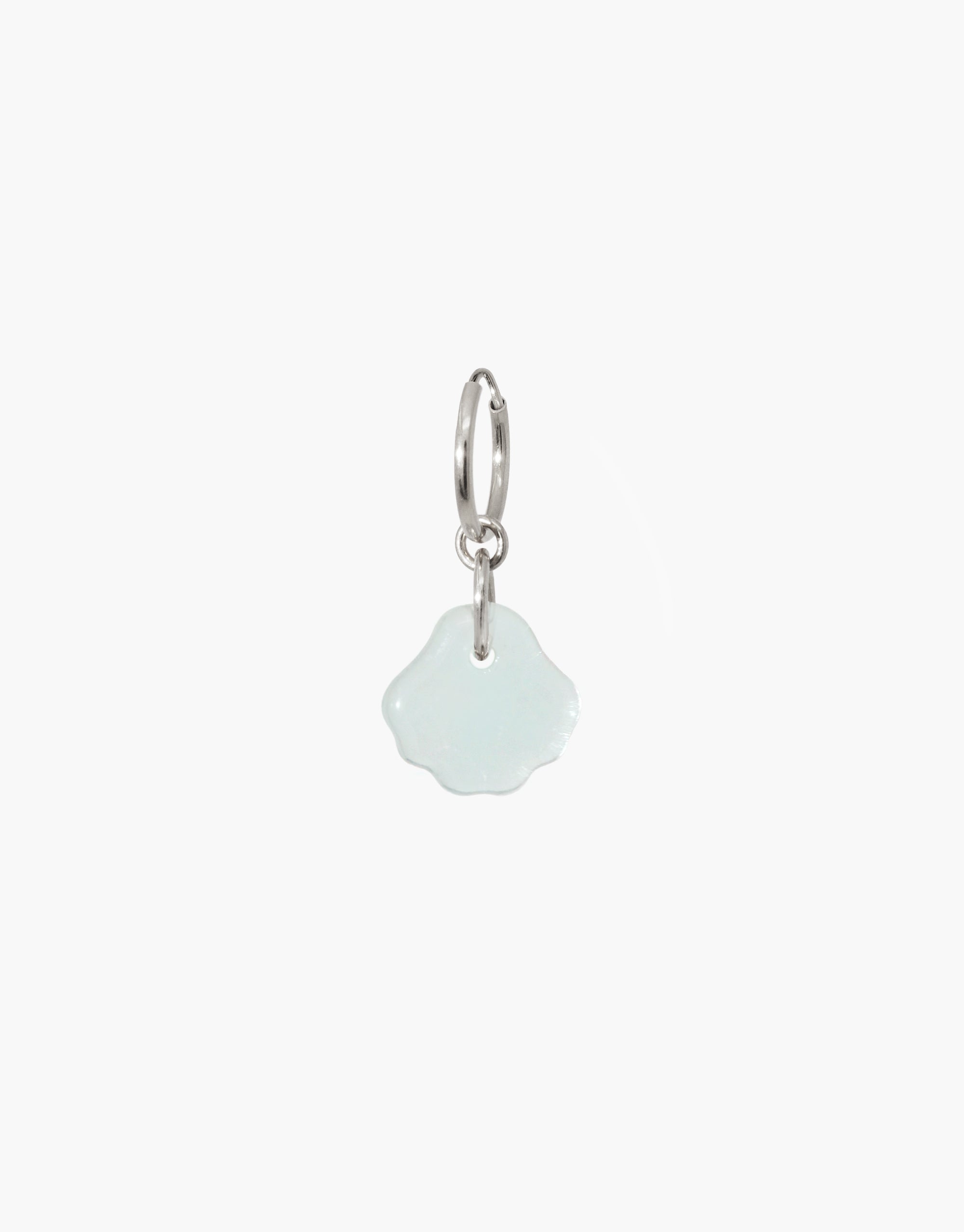 Shell | Icon Charm Hoop Earring