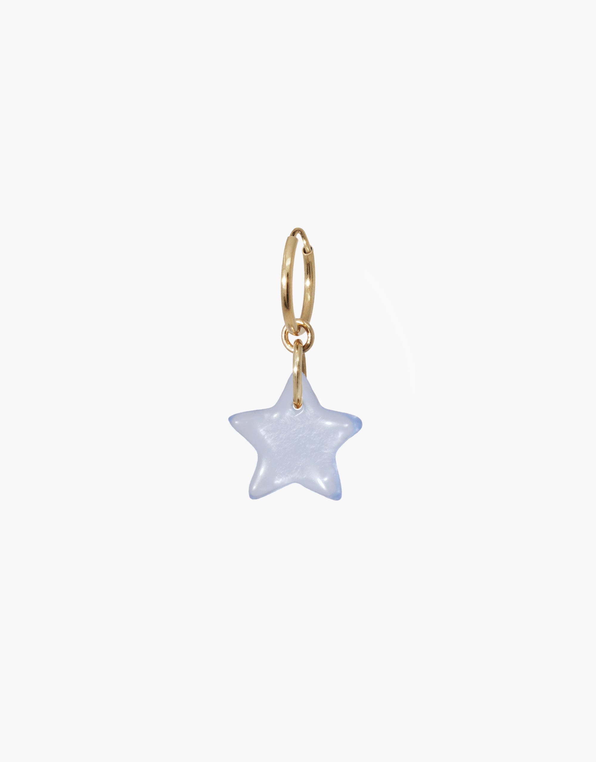 Star | Icon Charm Hoop Earring