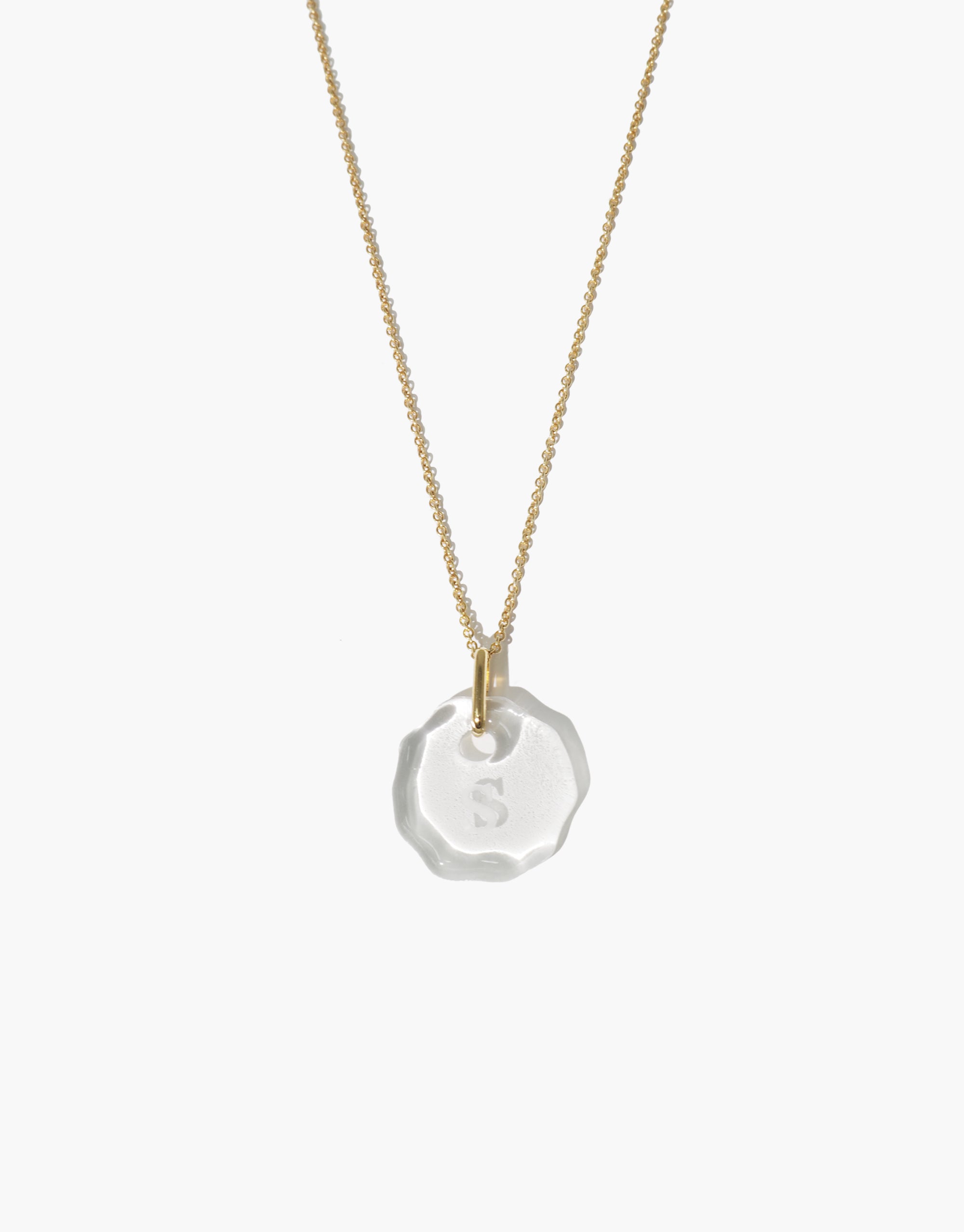 Messenger Necklace | Clear Engraving