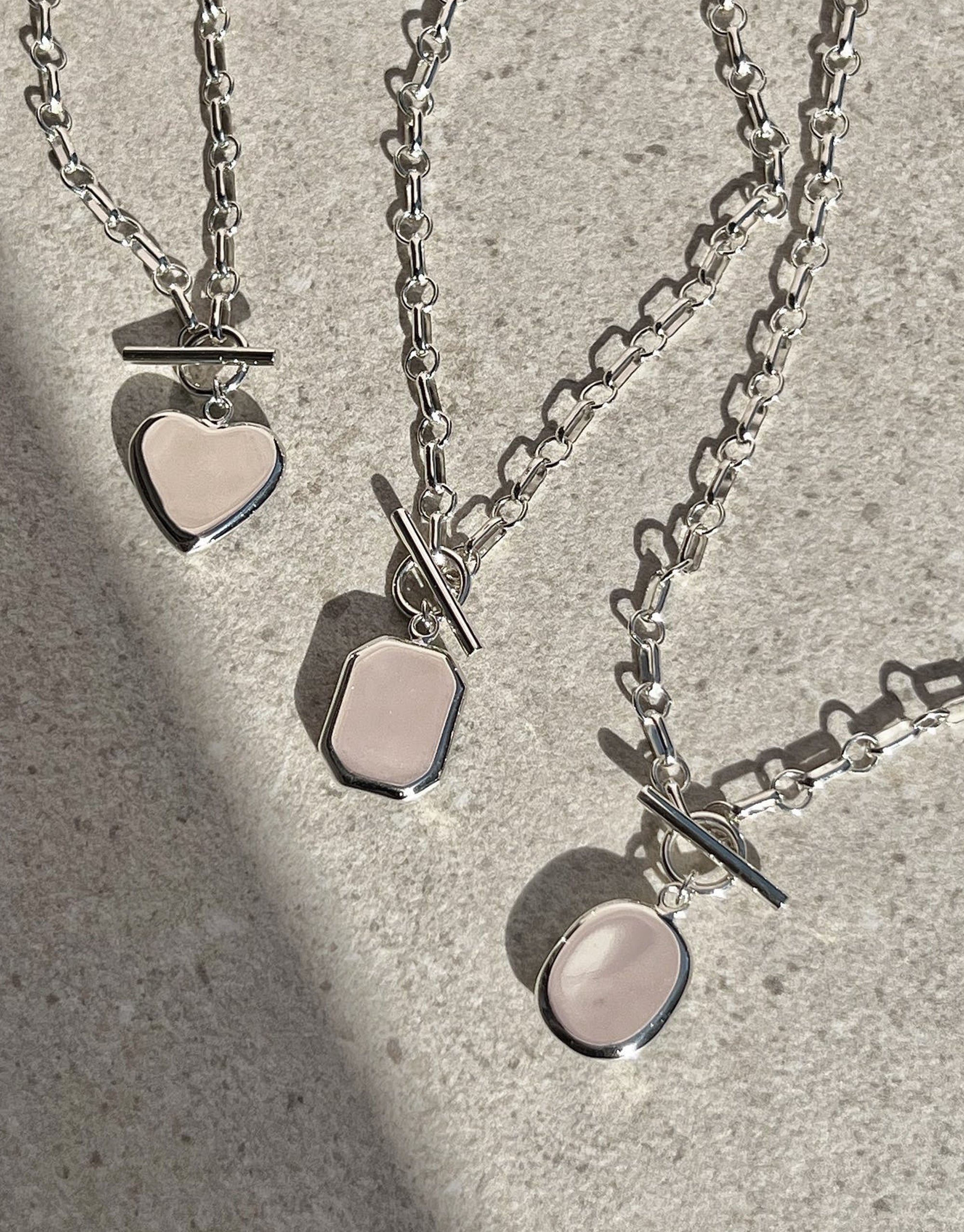 Square Frame Toggle Necklace