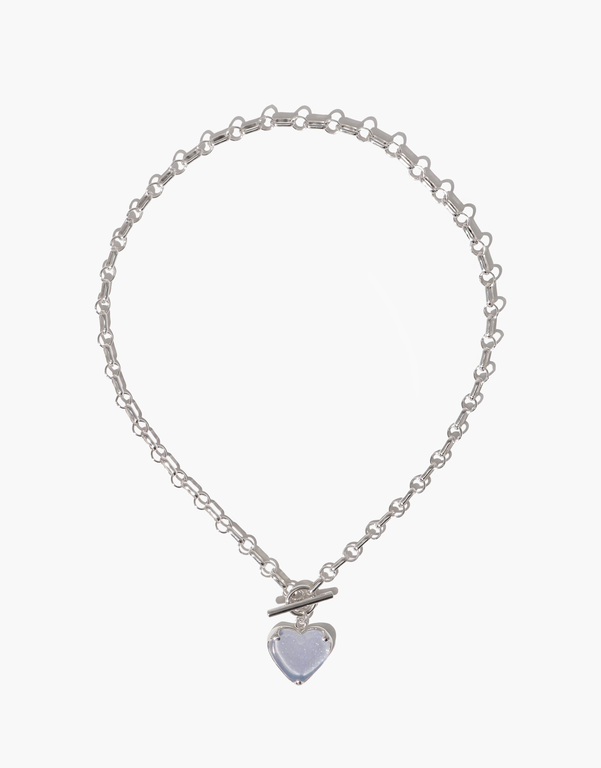 Heart Frame Toggle Necklace