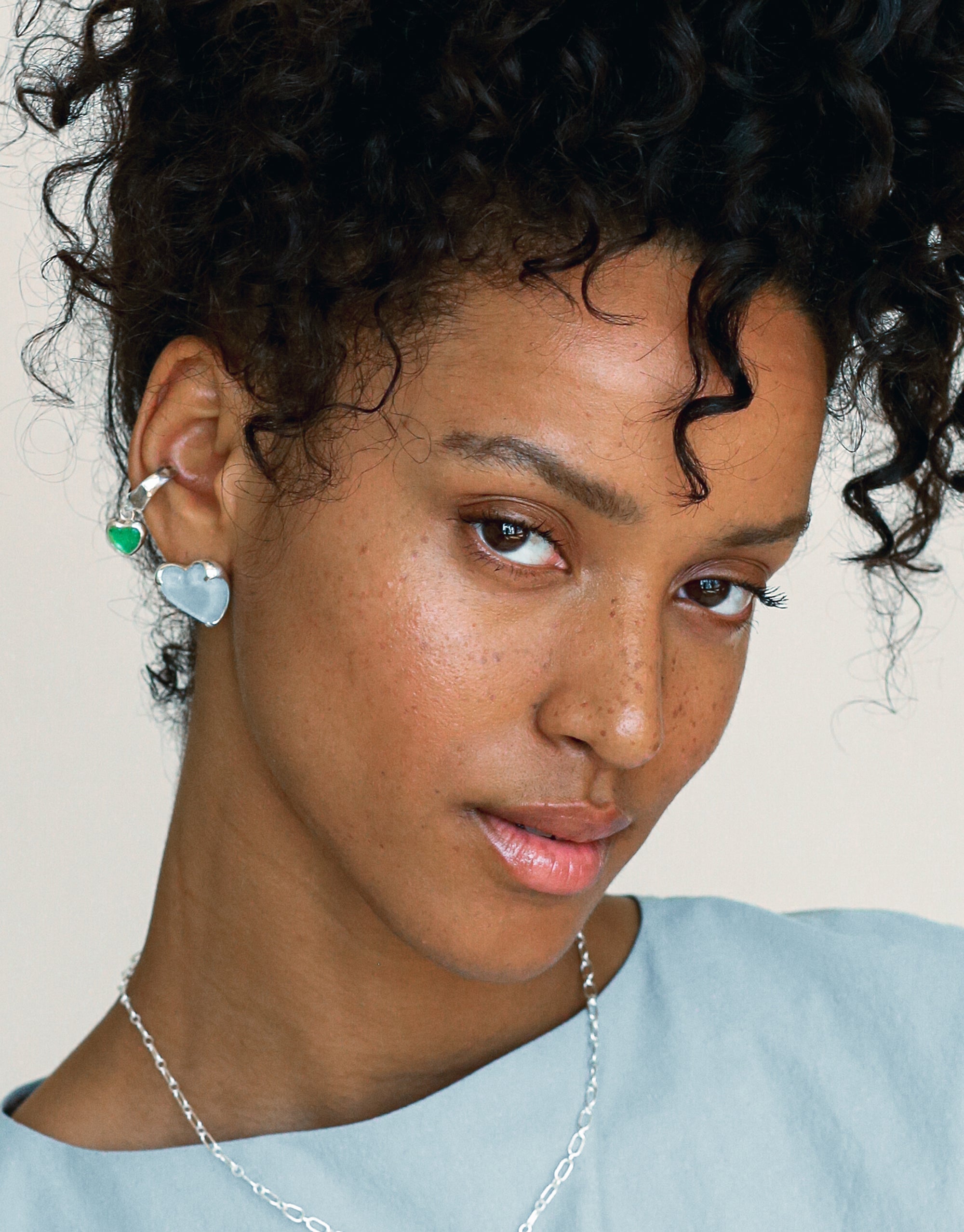 Heart Frame Earrings