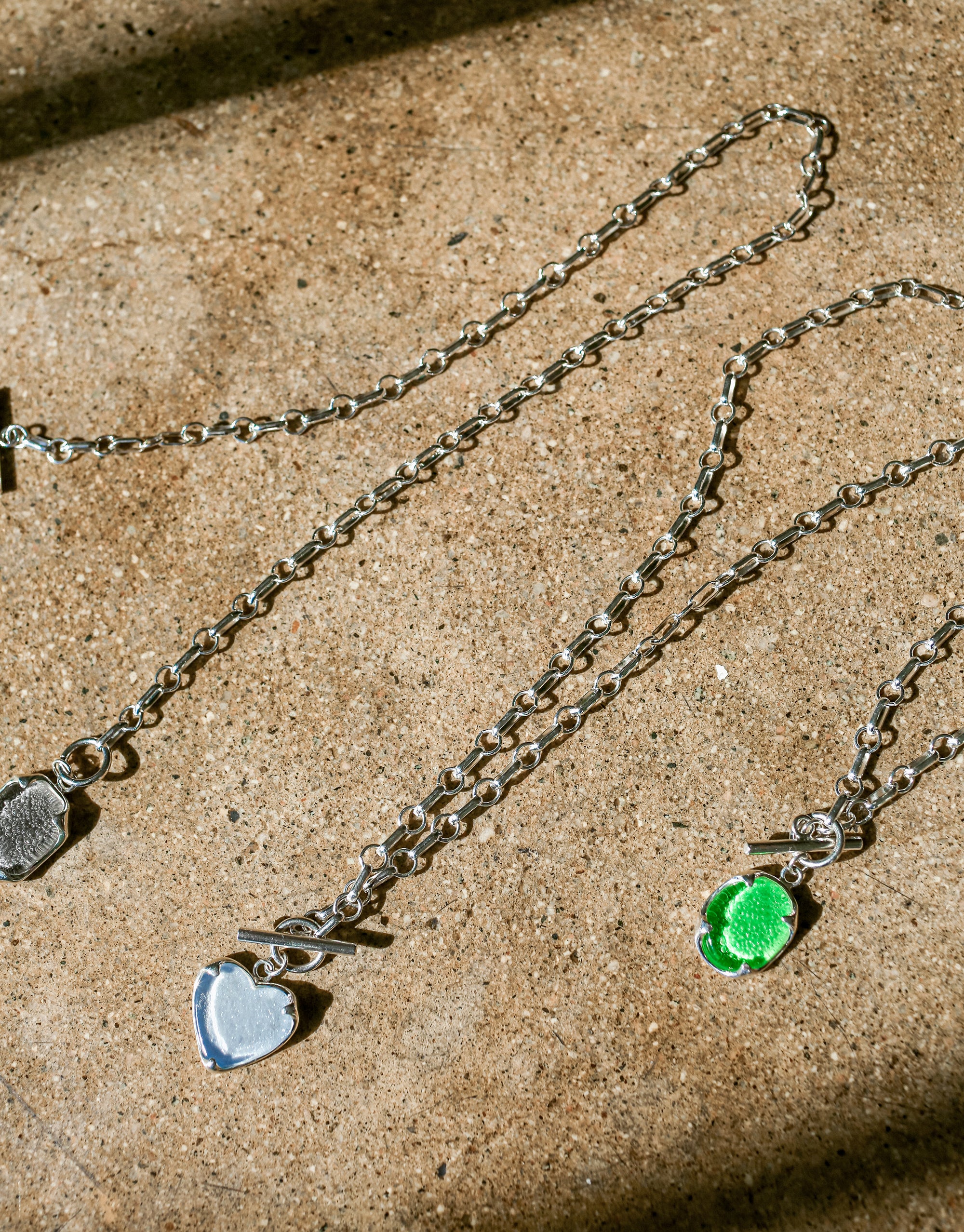 Square Frame Toggle Necklace
