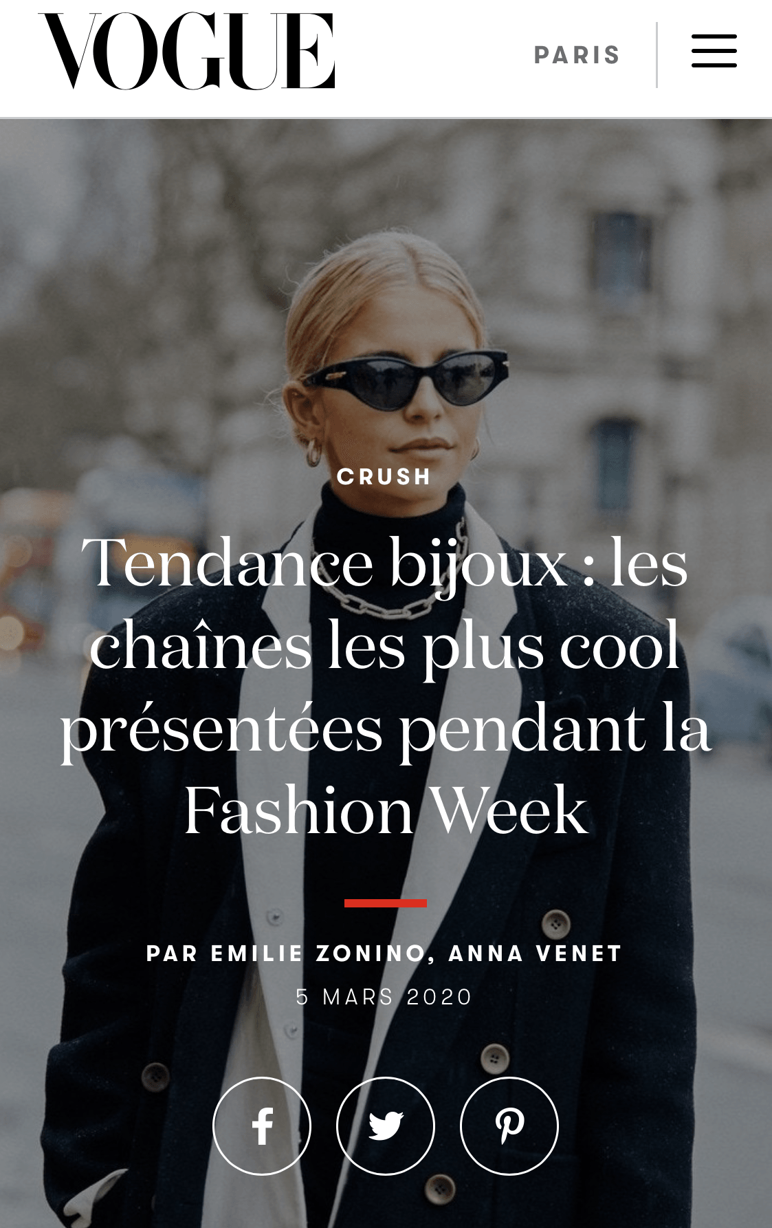 VOGUE Paris | March 2020 - CLED