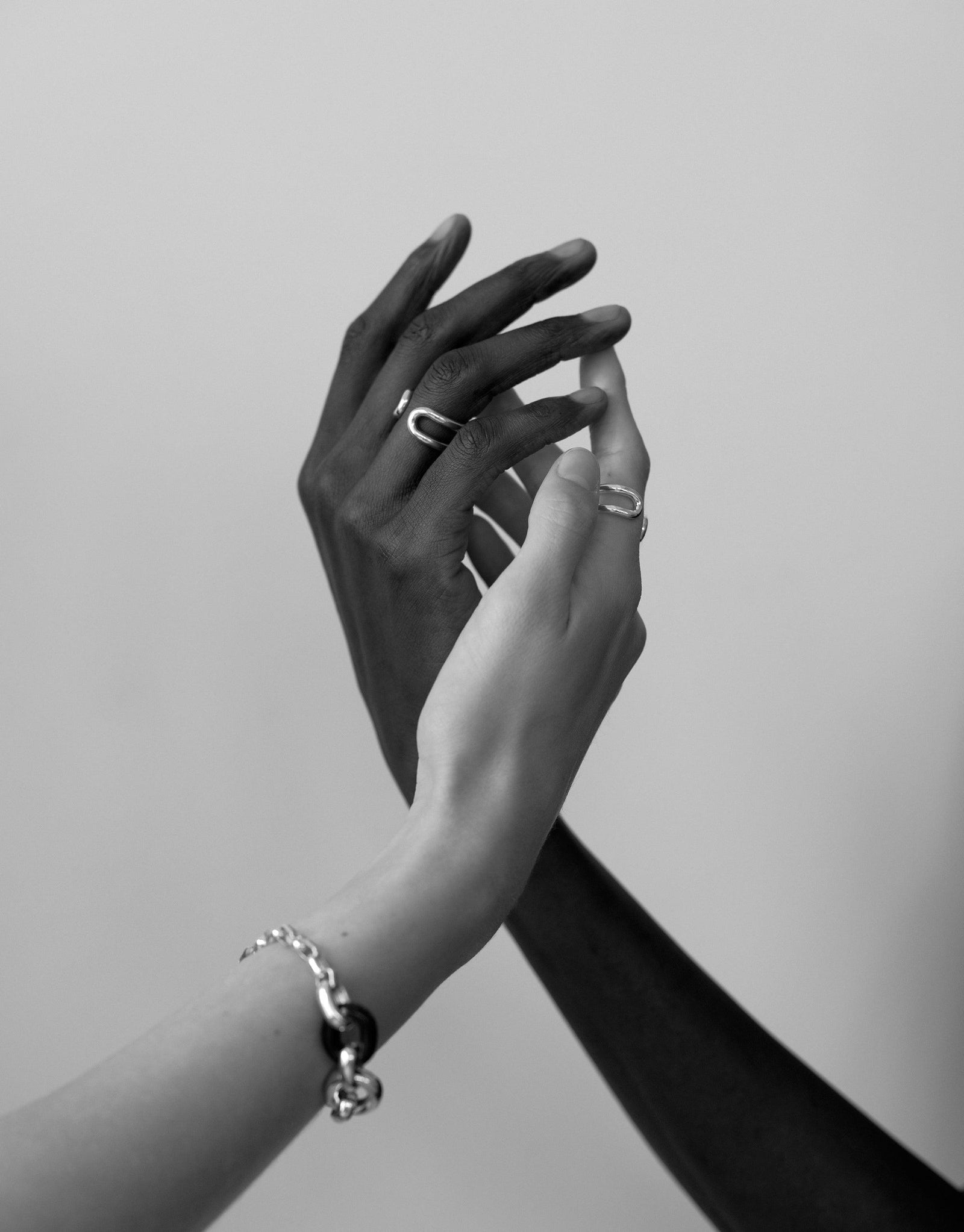 Infinite Loop Ring Sustainably handmade in LA from discarded materials