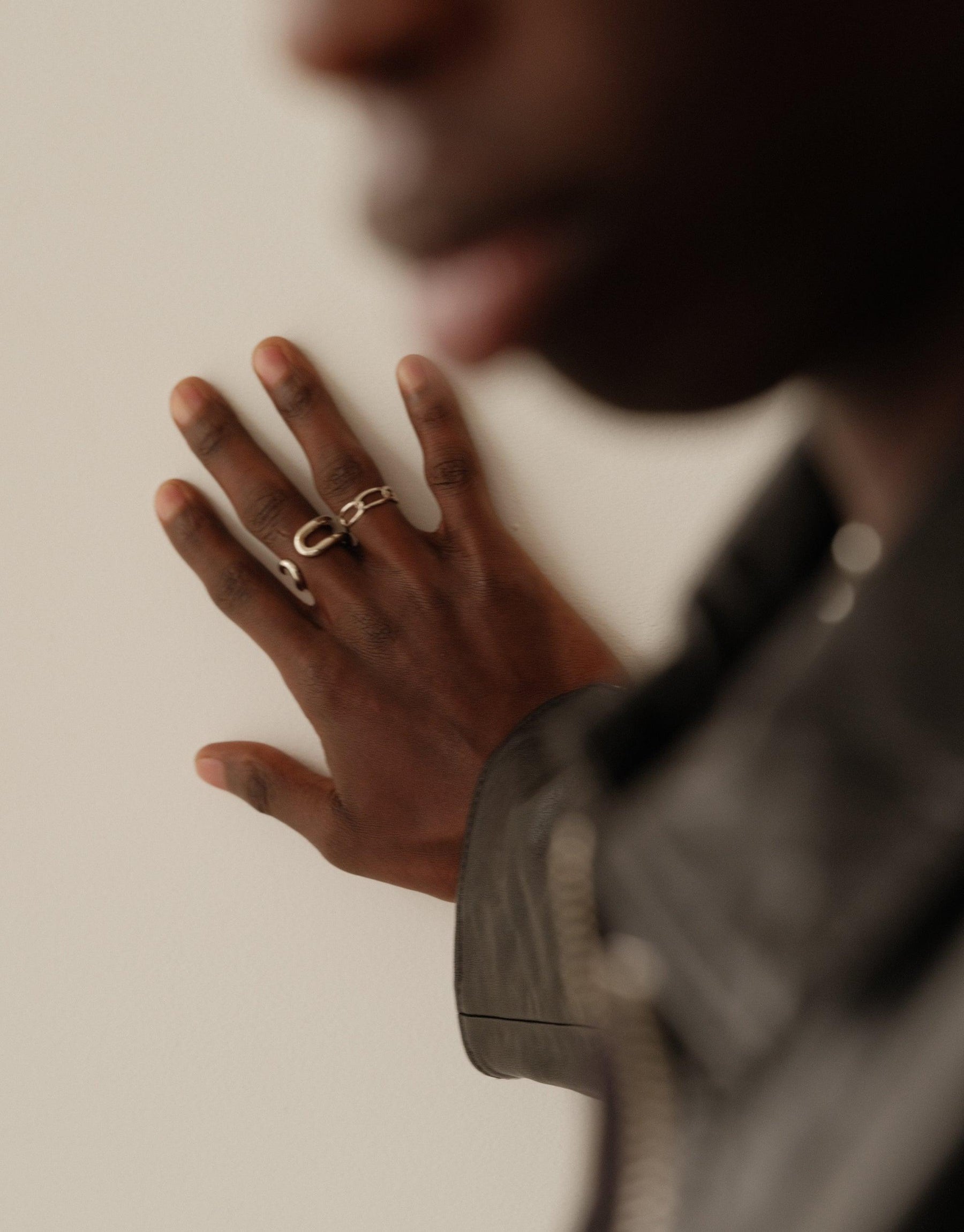 Infinite Loop Ring Sustainably handmade in LA from discarded materials
