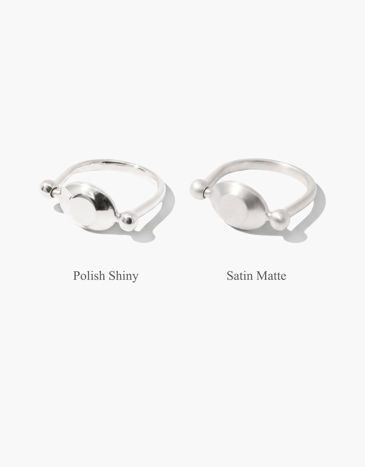 LAS Oval Swivel Ring | Metal | Engraving
