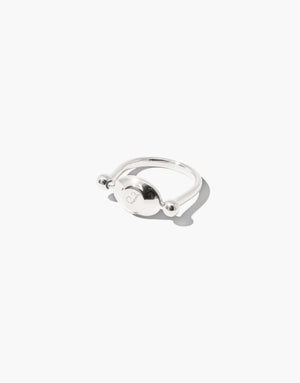LAS Oval Swivel Ring | Metal | Engraving