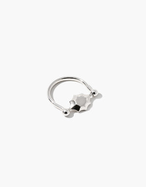 LAS Scallop Swivel Ring | Metal | Engraving