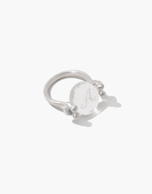 LAS Oval Swivel Ring | Engraving