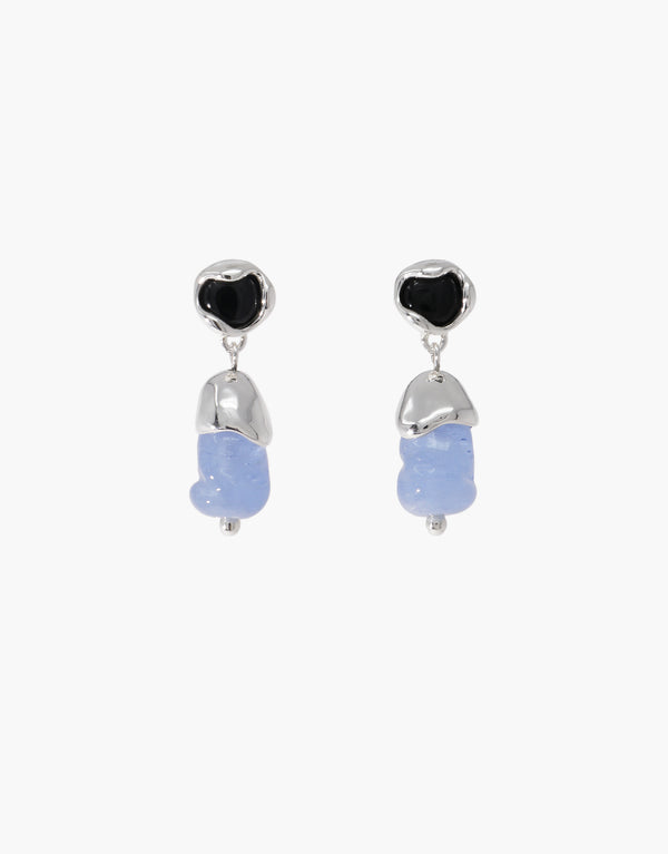 Solace Drop Earrings Sustainably handmade in LA from discarded materials