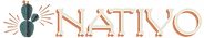 NATIVO logo with cactus drawing
