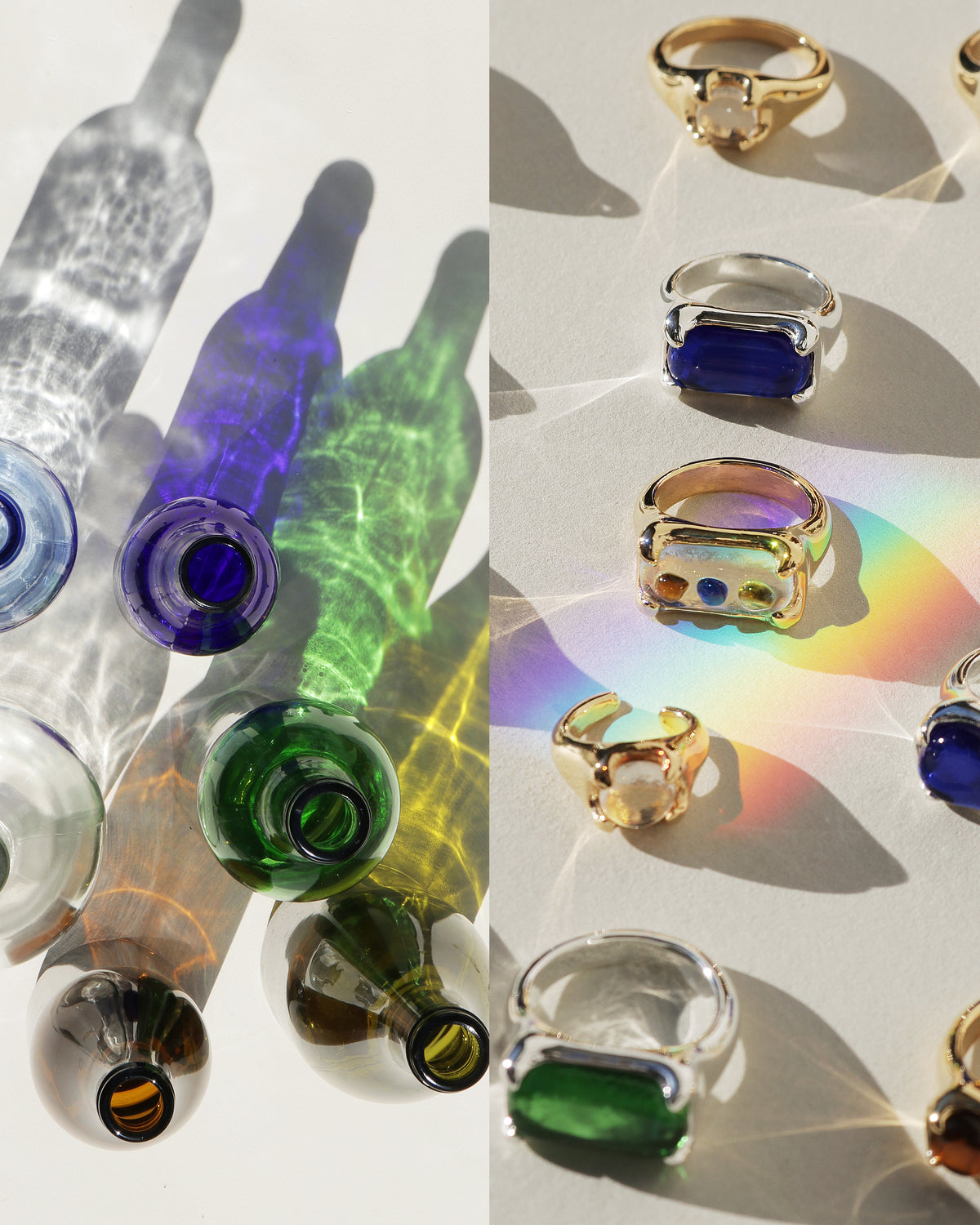 Prism Ring | Sterling Silver Sustainably handmade in LA from discarded ...
