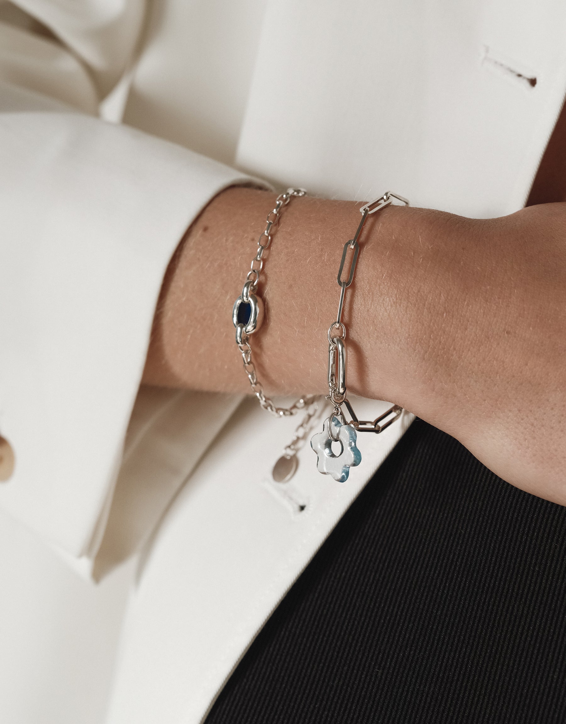 Core Loop Bracelet Sustainably handmade in LA from discarded materials