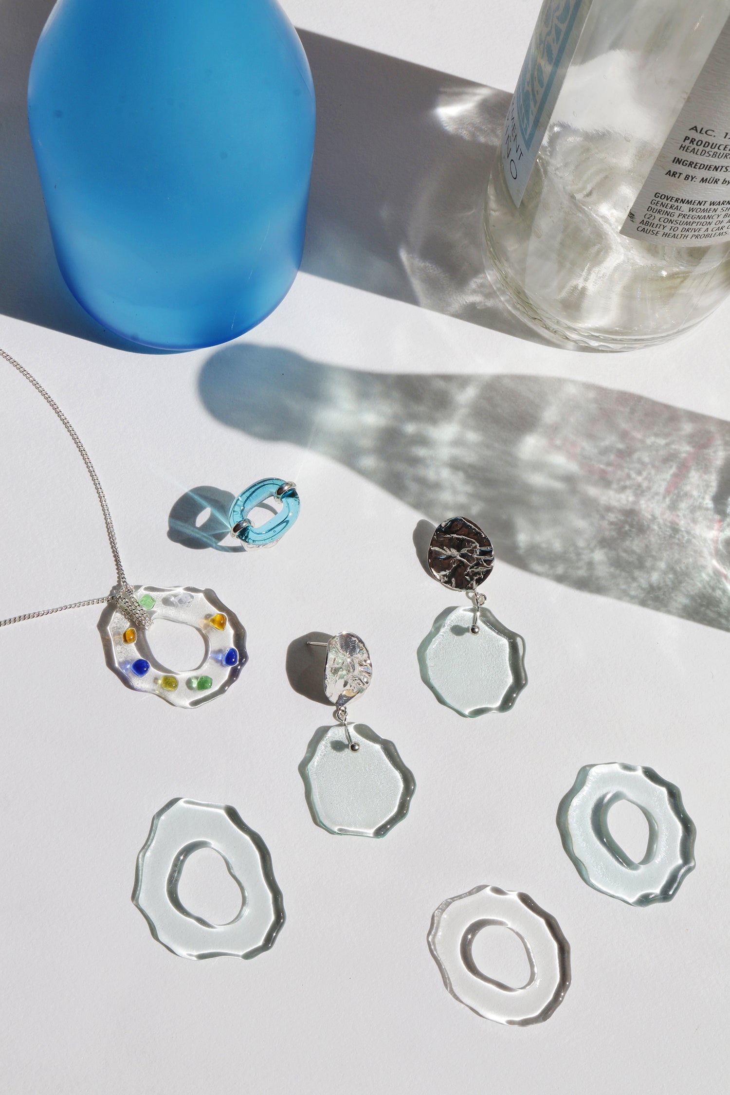 CLED upcycled glass charms