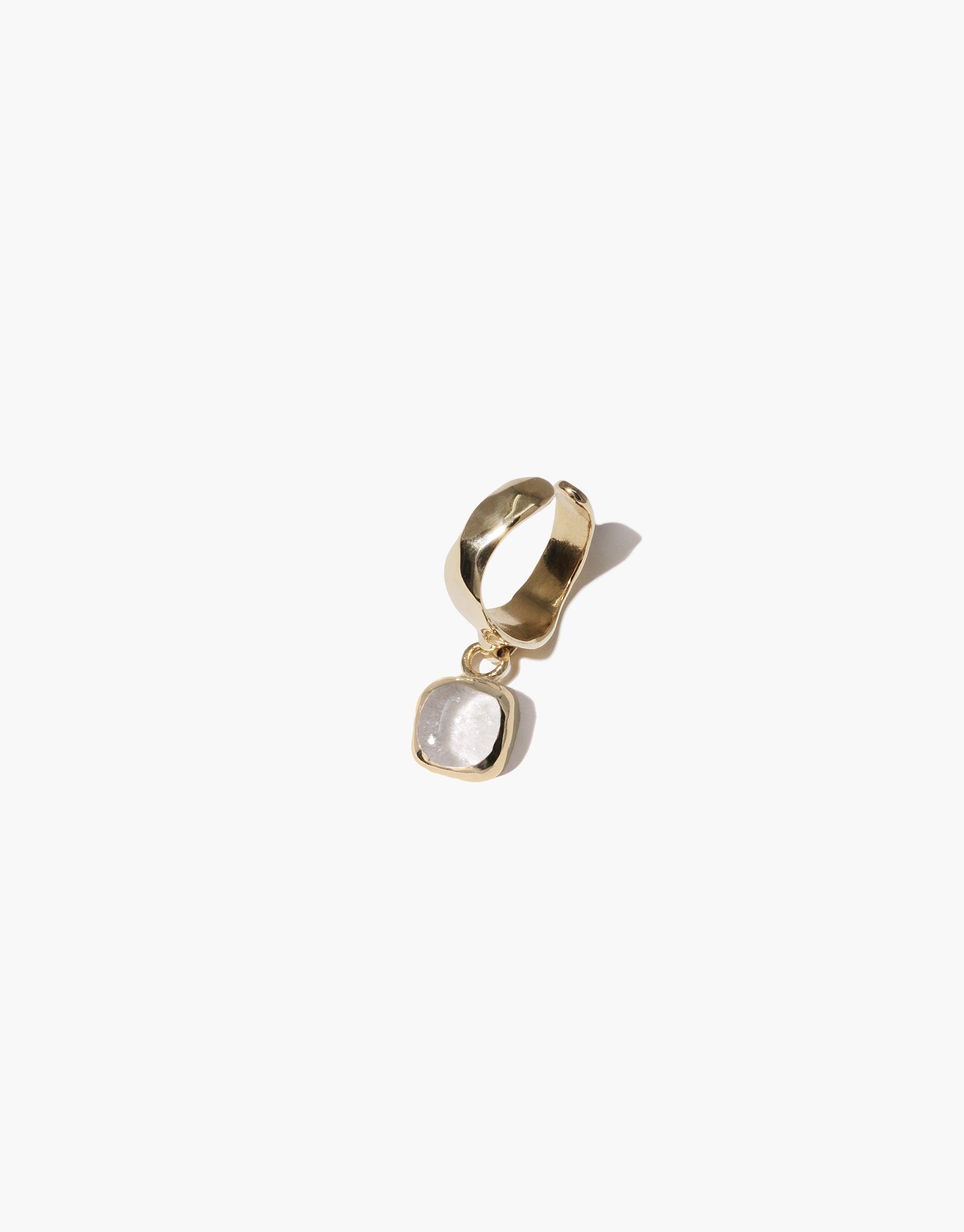 Square Dangling Ear Cuff