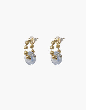 Donut Ball Hoop Earrings
