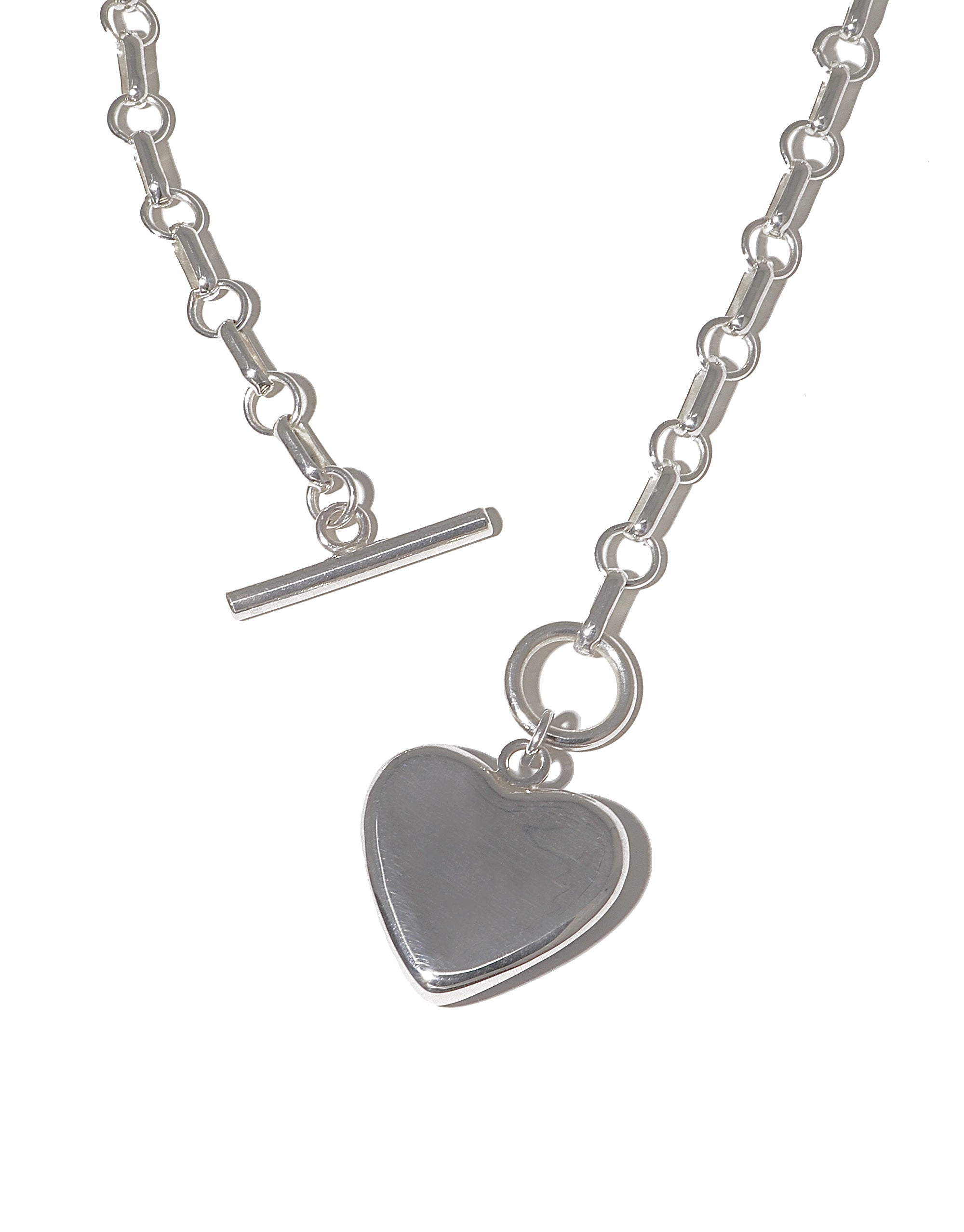Heart Frame Toggle Necklace
