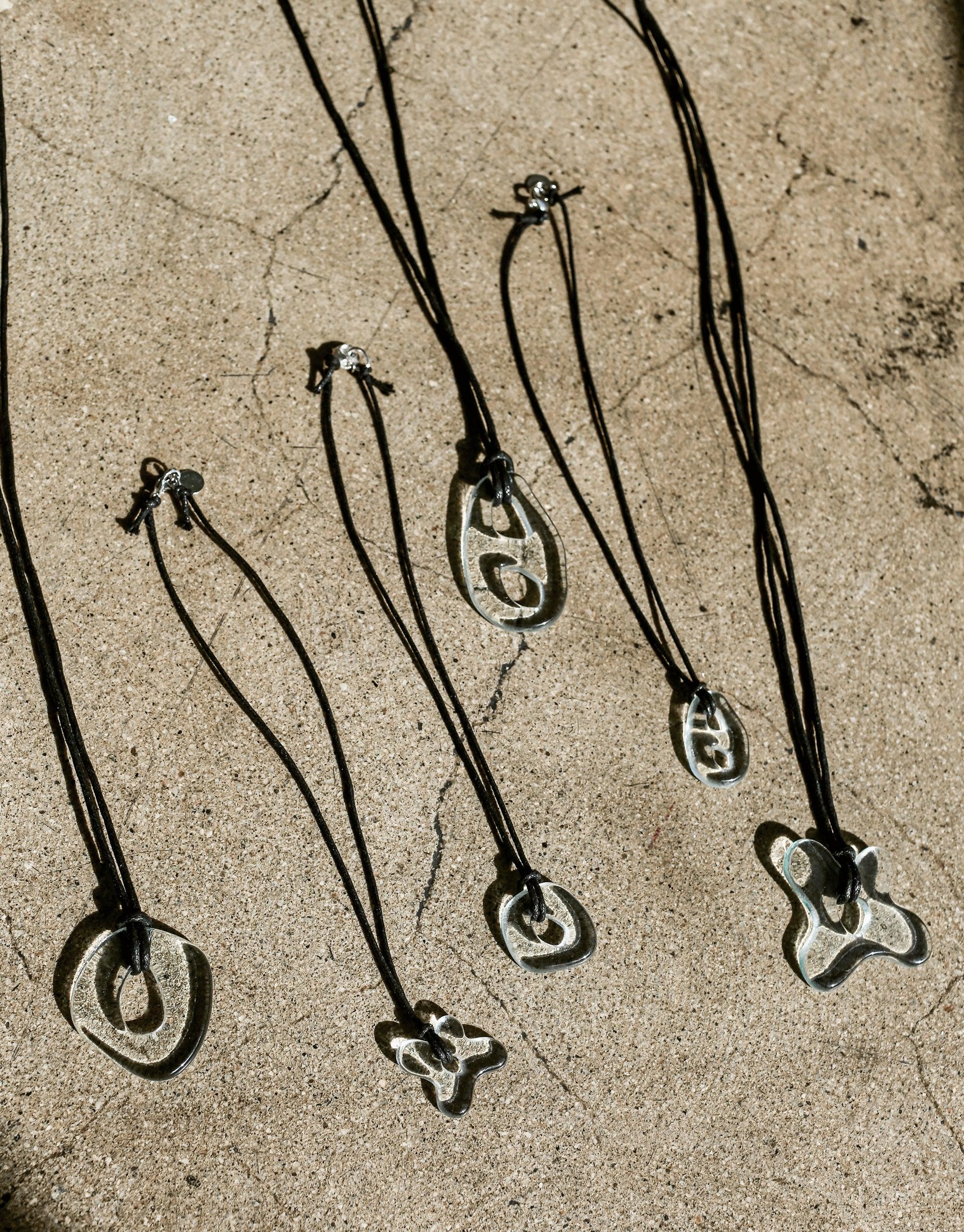 Sculptural Large Charm Necklace | B